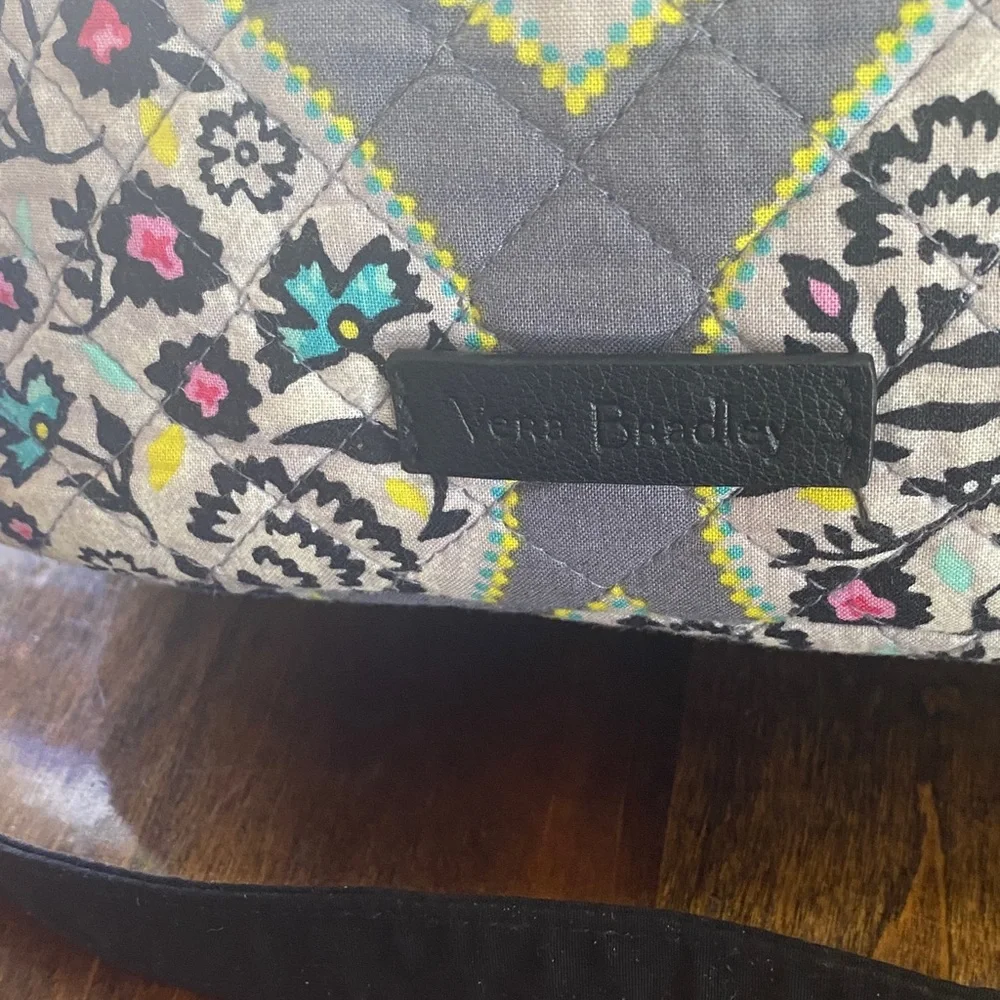 Vera Bradley Floral Crossbody Bag with Adjustable Black Strap - Picture 2 of 5